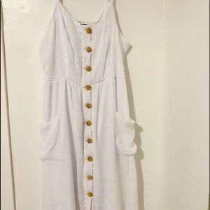 White dress bohemian style